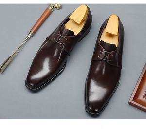 Latest high-end men's shoes - premium lace-up business Oxford leather formal shoes wholesale Men's leather Dress Shoes&Oxfords - Product Image 2