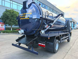 Camion-citerne à vide hydraulique DFAC 8m3 à conduite à droite pour le nettoyage des eaux usées et des boues, à vendre - Product Image 4