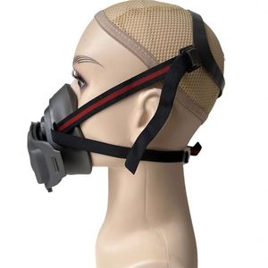 Maschera Respiratoria Riutilizzabile Siweian 3200 in Silicone, Leggera, Monostrato, Antipolvere per Industria Chimica e Lavoro - Product Image 5