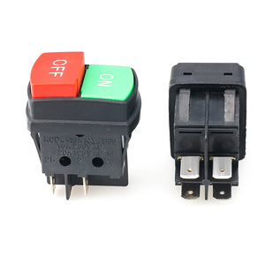 Interrupteur à bascule KCD4 10A 220V AC DC 22x19mm, commande mécanique pour machine de lavage de voiture et voiture jouet - Product Image 2