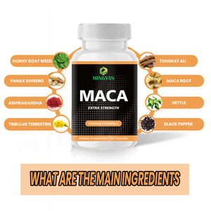 Capsules de Maca Bio Extra Forte OEM/ODM avec Extrait de Poivre Noir et Mélange Herbal pour une Vitalité et une Énergie Accrues - Product Image 3