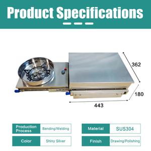 JDA Vente à Chaud Remorque Camper Bateau Caravane 304 Acier Inoxydable Type de Traction RV Gaz Propane Brûleur Poêle - Product Image 2