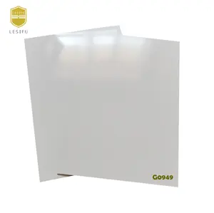 Laminate Hpl Lesifu 0.9mm Plain White High Gloss Formica Hpl Kitchen Sheet Solid Grade Laminate