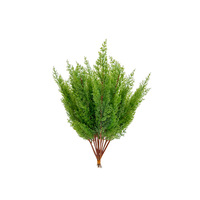 Petite décoration de Noël unique Aiguilles de pin artificielles Plantes aquatiques Simulé Cyprès Bouquets de pin Plantes aquatiques Verdure