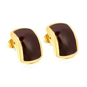 Pendientes de Acero Inoxidable con Baño de Oro 18k, Hipoalergénicos, Estilo Chunky, para Mujer, Diseño Moderno y Atrevido - Product Image 4