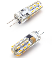 Ampoule LED 2W G4 AC220V Halogène de remplacement pour l'éclairage de paysage et de dessous de cabinet Bi-Pin Base Corn Light pour usage résidentiel