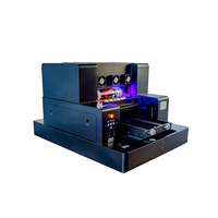 Ensemble complet d'imprimante UV DTF Imprimante A4 UV à plat avec vernis pour étui de téléphone, bouteille, verre, autocollant en métal AB film automatique