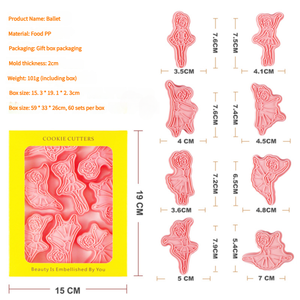 Icen ZH01 Besafe Castle Moon Star Handmade 3D Biscuit Cookie <b>Fondant</b> Press <b>Stamp</b> Molds Cutter Sets for Ramadan Islamic Muslim - Product Image 2