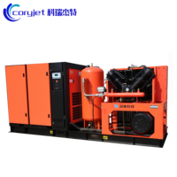 Compresseur d'air portable à moteur, direct usine, 10,0 m/min, grande cylindrée, sortie stable, utilisation facile, pour le soufflage