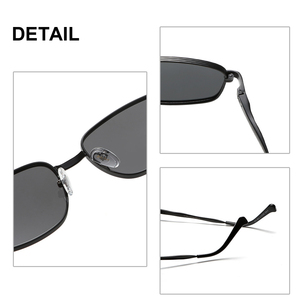 Gafas de Sol Polarizadas Sunray con Marco de Acero Inoxidable Plateado, Lentes TAC con Protección UV400, Diseño Deportivo para Exteriores, Logotipo Personalizado OEM, Venta al Por Mayor - Product Image 4