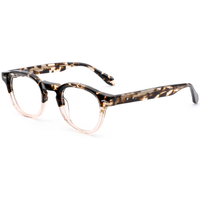 Elan Optical M3051, Nuevo Diseño Retro, Montura de Gafas Redondas Unisex, Acetato, Lentes Ópticas Personalizadas con Prescripción