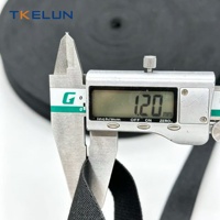 Sangle en aramide 25mm*1.2mm, ruban plat tissé léger, résistant à l'usure et à la relaxation, pour l'industrie et l'emballage