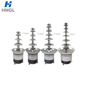 Fontaine à <span class=keywords><strong>chocolat</strong></span> <span class=keywords><strong>professionnelle</strong></span> en acier inoxydable 304, température numérique, 4 à 7 niveaux, électrique, 300W - Product Image 5