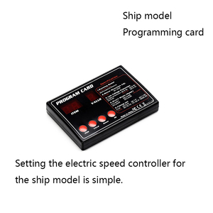 50A-150A modèle bateau Brushless ESC carte de programmation et télécommande modèle bateau paramètre carte de réglage pour rc jouets accessoires - Product Image 2