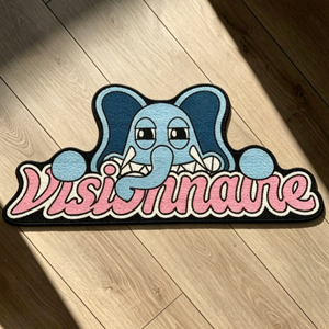Alfombra de <span class=keywords><strong>Espejo</strong></span> <span class=keywords><strong>con</strong></span> Diseño de Cara Sonriente, Moderna y Personalizada, Tapete de Diseño Único para Dormitorio, Sala de Estar, Decoración del Hogar - Product Image 3