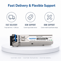 Module SFP 1.25G 1310nm LX 20KM GLC-LH-SMD Duplex, émetteurs-récepteurs optiques à fibre optique avec prise en charge DDM pour utilisation en télécommunications/centre de données