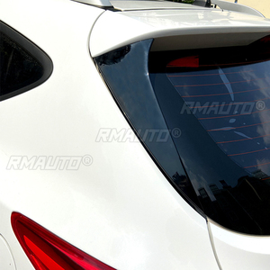 2 pièces, aileron latéral de fenêtre arrière de voiture noir brillant pour Hyundai IX35 2010-2017, accessoires de voiture - Product Image 4