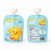 Sachet Doypack personnalisé avec bec verseur pour liquides, yaourts aux fruits, jus et boissons, avec bouchon, pour aliments pour bébés et enfants