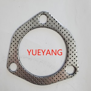 汽车修理用<span class=keywords><strong>2</strong></span>孔球节法兰垫片石棉金属排气连接垫片 - Product Image 3