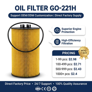 Filtro de Aceite Rotatorio Premium GO-221H para Camiones de Trabajo Pesado con Motor <span class=keywords><strong>Manka</strong></span> MC11 T7H C7H, Compatible con 200V05504-0107 51055040108 - Product Image 1
