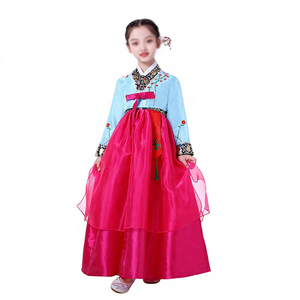 Hanbok Coreano para Niñas, Traje Tradicional de las Minorías Étnicas, Vestido Bordado para Bodas, Fiesta Oriental - Product Image 4