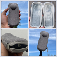 Sac de rangement en cuir personnalisé, étui de protection portable pour caméra d'action Insta 360