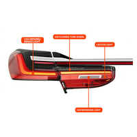 Conjunto de Luces Traseras LED de Ancho Completo Modificadas para BMW Serie 7 2016-2019 G11 G12 730Li 740Li 750Li, Estilo G12, Lámpara Trasera Mejorada