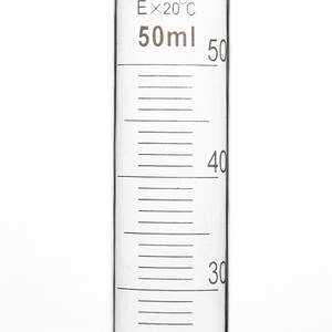 Tubo de densidad graduado de vidrio Degao de 25 ml con escala precisa para medición de densidad de líquidos en laboratorio y centrífugación por gradiente - Product Image 1