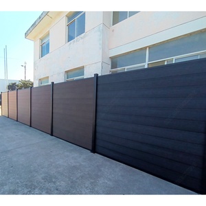 Valla de Privacidad Moderna de WPC de 6 pies, Impermeable, Anti-UV, Ecológica, Resistente a la Putrefacción, Fácil Instalación, para Jardín, Patio, Casa, Villa - Product Image 1