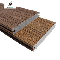 Planche de terrasse en WPC de deuxième génération 140x21mm, co-extrusion, solide, pour terrasse extérieure
