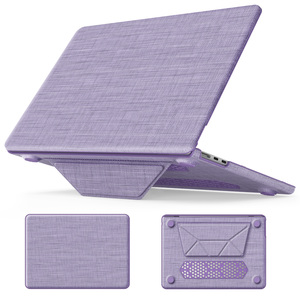 Usine en gros violet tissu ordinateur portable étui de protection pour nouveau Mac Book Air 13.6 2022/2024 M2 A2681/M3 A3113 - Product Image 3