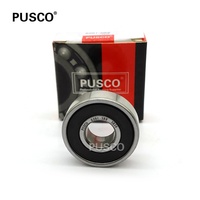 Roulement à billes à gorge profonde PUSCO EMQ Quality 6201 2RS 12x32x10mm, ABEC-3 P6 GCr15 Acier chromé Z3V3, roulement de pompe à alésage de 12mm