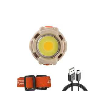 Linterna frontal LED multifuncional portátil para pesca, recargable por USB con batería integrada, luz con clip para sombrero de camping - Product Image 3