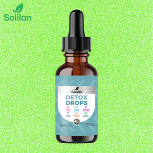 Suplemento OEM para la salud del hígado cardo mariano gotas líquidas pérdida de peso gotas de desintoxicación del hígado con extracto de raíz de jengibre de diente de león de bardana - Product Image 1