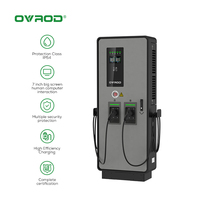 Estación de Carga de Piso para Vehículos Eléctricos Ovrod Nivel 3 DC Económica, Cargador Rápido para Vehículos Eléctricos Gbt de 80kw Dc
