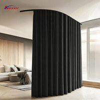 ARODDY Rideau occultant thermique en polyester épais sur mesure, toutes méthodes de traitement, 132*274cm, pour manoir
