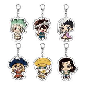 Llavero de Acrílico con Impresión UV de Personajes de Anime, <span class=keywords><strong>Taiju</strong></span> Oki, Yuzuriha, Kohaku, Diseño Irregular, Estilo Moderno y Lindo - Product Image 1