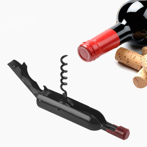 Venta al por mayor personalizado 3-en-1 multifuncional sacacorchos abrebotellas de vino abridores de cerveza en forma de vino de primera calidad - Product Image 3