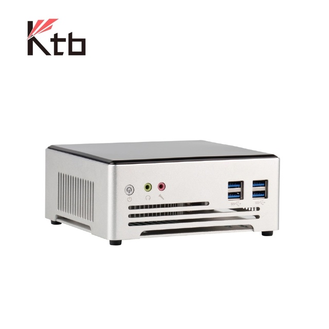 KTB OEM ODM NUC Mini Pc 7/8/9/10th Gen Core I5/I7/I9 8111H Windows7 8 10 Mini Computer 4K Display 2 LAN WIFI 4G Fanless Mini Pcs
