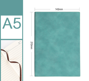 Cahier d'école large cahier à spirale ligné journal verrouillable en vente cahier à feuilles mobiles plat à bord argenté - Product Image 5