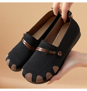 Nouvelles chaussures décontractées de luxe pour femmes, brodées, de haute qualité, plates, pour mariage et soirée, pour la mariée - Product Image 1