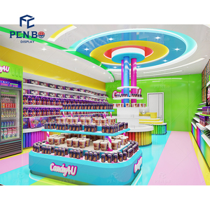 Comptoir de confiserie pour <span class=keywords><strong>boutique</strong></span>, design de <span class=keywords><strong>boutique</strong></span> de bonbons, étagère pour magasin de bonbons - Product Image 1
