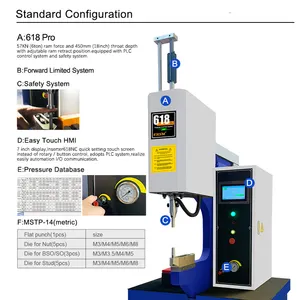 Low Cost Model 618 Pro Die For BSO/SO M3/M3.5/M4/M5 Fastener Insertion Rivet Machine