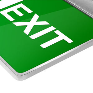 Customized 3W Green Indoor Led Digital <strong>Exit</strong> Sign Rechargeable Emergency Lamp <strong>Alarm</strong> Fire Indicator Led Emergency <strong>Exit</strong> <strong>Light</strong> - Product Image 5