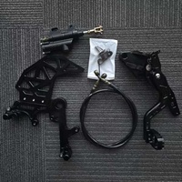 Support de frein arrière à double étrier Sur-Ron Ultra Bee LBX en aluminium CNC 7075 avec repose-pieds intégré renforcé pour vélo électrique haute performance