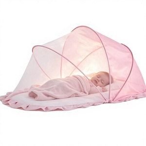 아기 침대 모기장 어린이 아기 침대 모기장 커버 아기 신생아 바닥없는 접이식 유르트 범용 - Product Image 1