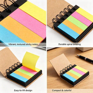 Bloc de Notas Espiral con Cubierta Kraft, Páginas de Colores, Sin Adhesivo - Product Image 6