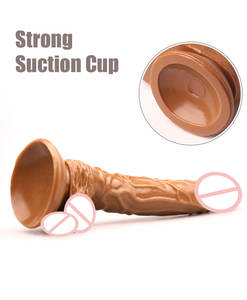 女性のための人工のリアルなペニス大きな柔らかいプラスチック大人の大人のおもちゃディルド - Product Image 6