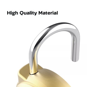 Candado de huella dactilar inteligente, dispositivo de seguridad con carga USB, sin llave, huella digital, huella dactilar, APP móvil, azul - Product Image 2