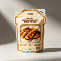 Sachet Doypack personnalisé en PE de qualité alimentaire, forme spéciale, avec fermeture éclair, pour gel sportif, assaisonnement, petit format